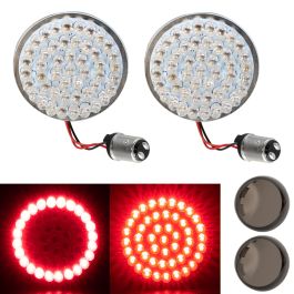 For Harley-Davidson 4 Pieces Turn Signal Light Bulbs 1157 Dual-Contact Bulbs
