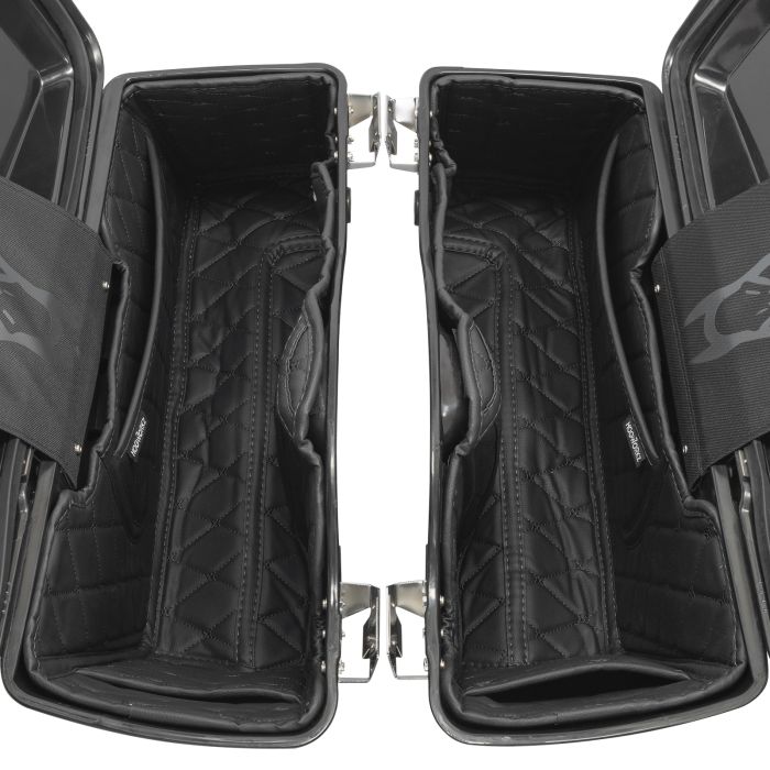 HOGWORKZ® Standard / CVO™ Saddlebag Liners '94-'13 Black with Black Stitching top