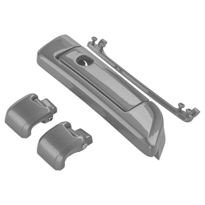 Billet Silver Tour Pack Hinges & Latch Kit side