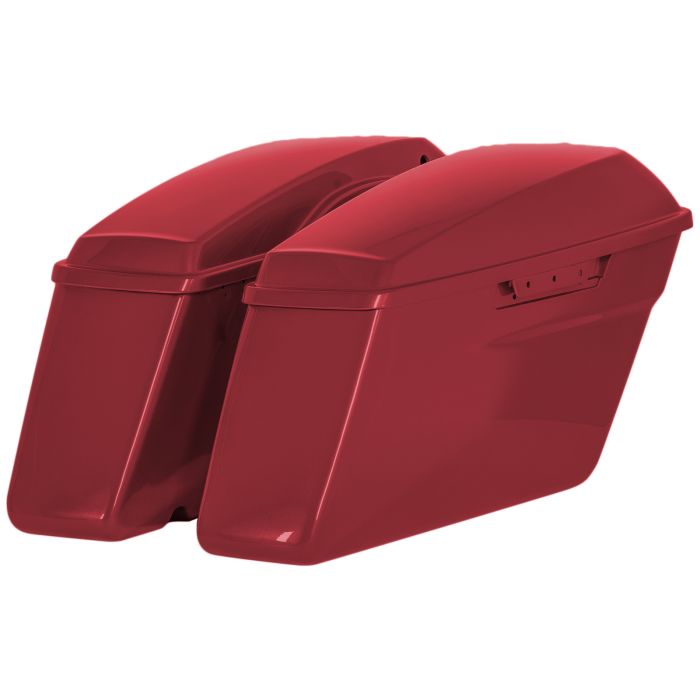 Billiard Red Harley Touring Standard Saddlebags from HOGWORKZ back
