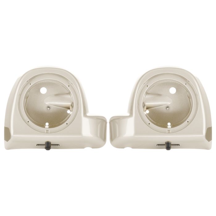 Bonneville Salt Denim Lower Vented Fairing Speaker Pod Mounts rushmore style for Harley® Touring motorcycles from HOGWORKZ®