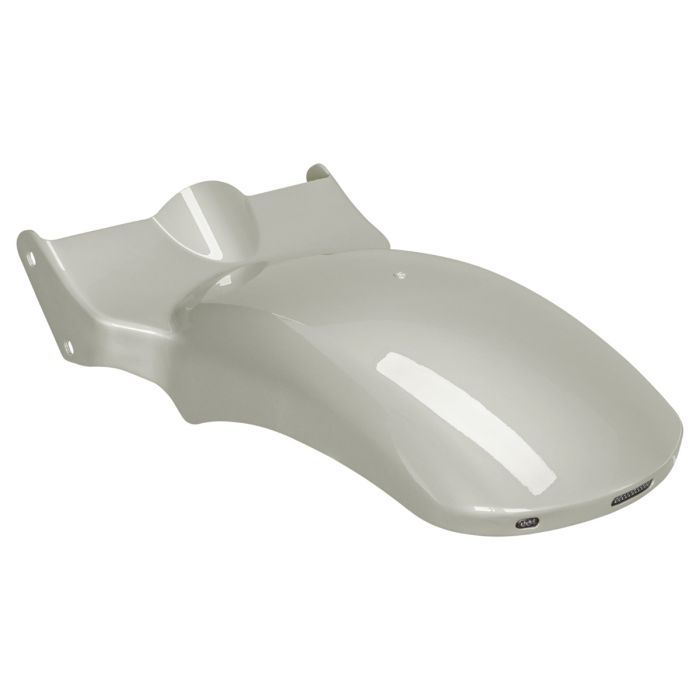 Bonneville Salt Pearl Wide Bobber Rear Fender w/ LEDs for Harley Fat Boy / Breakout from HOGWORKZ angle