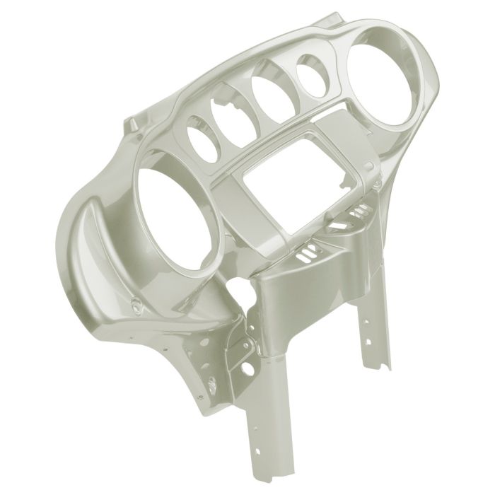 Bonneville Salt Pearl Front Inner Speedometer Cowl Fairing for Harley Touring from HOGWORKZ angle