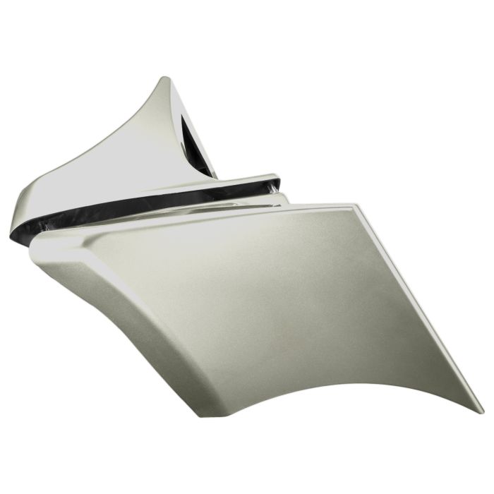 Birch White Scoop Daddy™ Stretched Side Covers for Harley® Touring from hogworkz