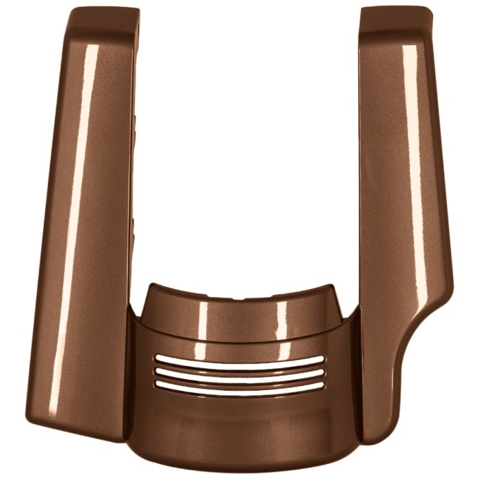 Canyon Brown Harley® Touring Stretched 2-Into-1 Tri-Bar Fender Extension front