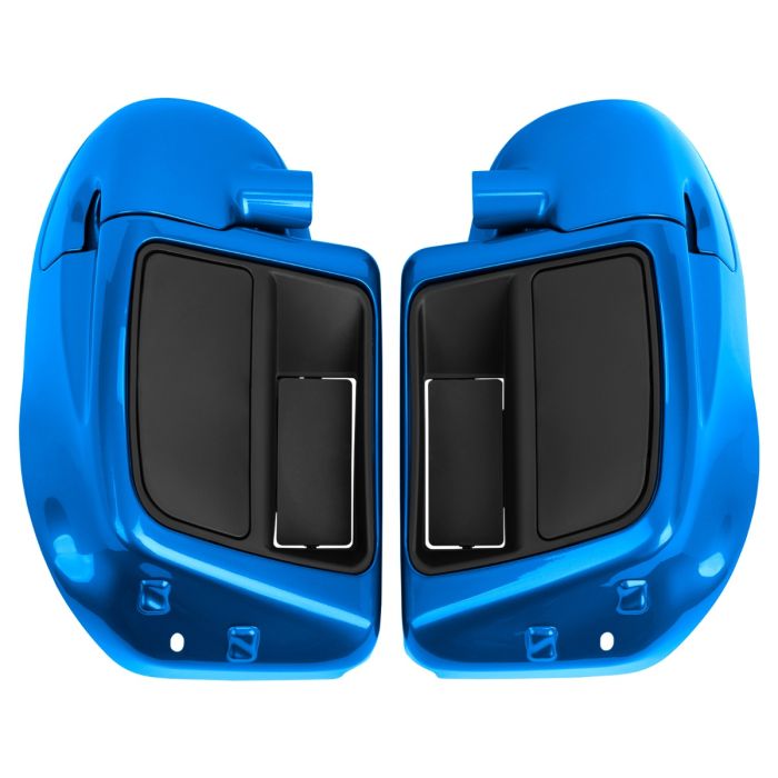 Celestial Blue (Fast Johnnie) Rushmore Style Lower Vented Fairings for Harley® Touring from HOGWORKZ 