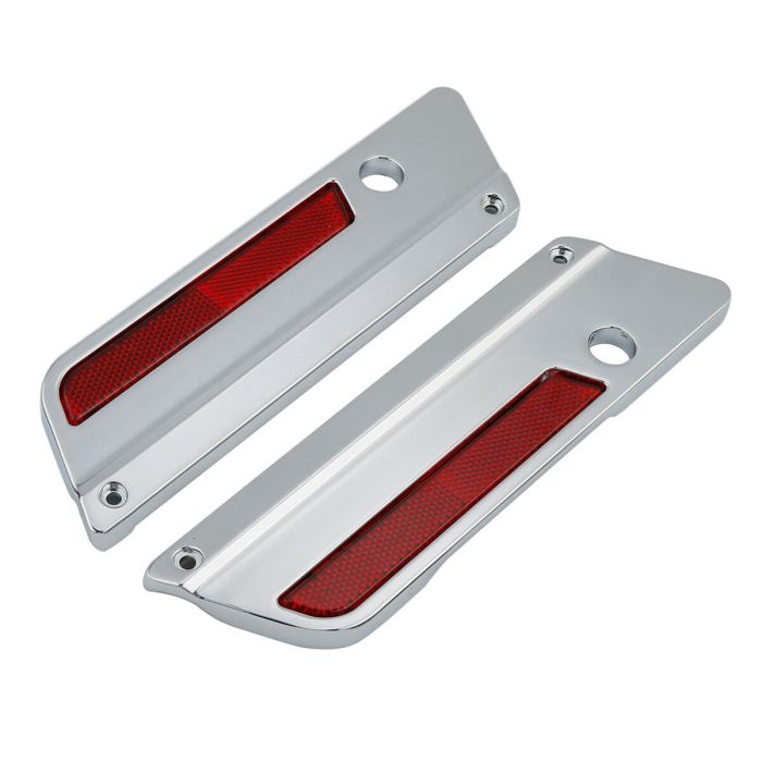 Chrome Saddlebag Latch Covers for Harley® Touring from HOGWORKZ