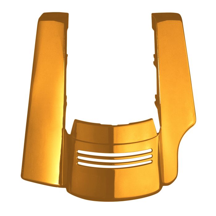 Chrome Yellow Pearl Harley® Touring Stretched 2-Into-1 Tri-Bar Fender Extension front
