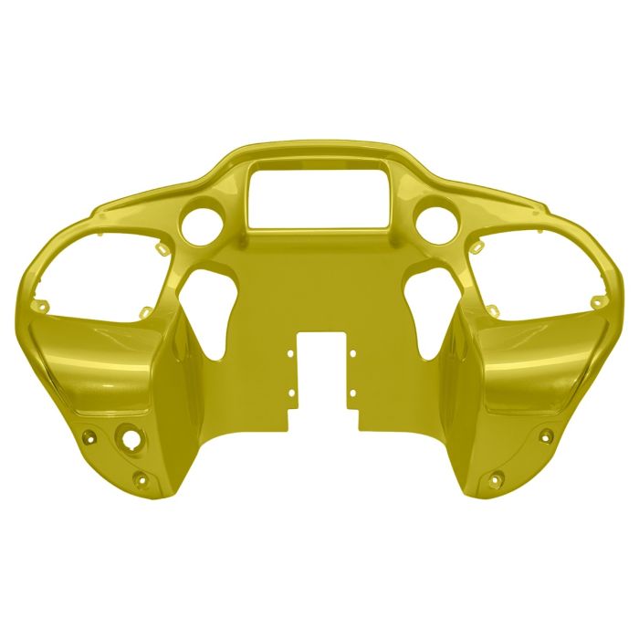 Eagle Eye Yellow Harley Road Glide Front Inner Fairing from HOGWORKZ front view