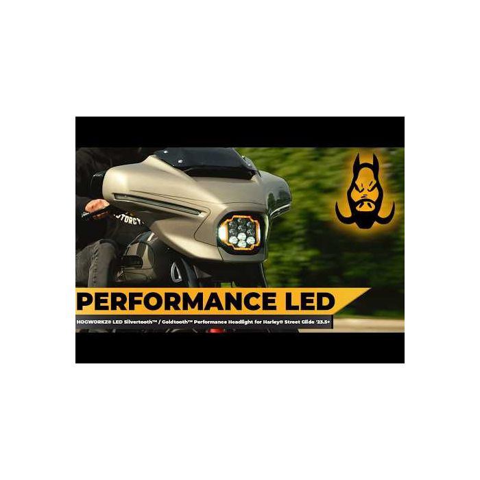 LED Goldtooth™ Performance Headlight for Harley® Street Glide
