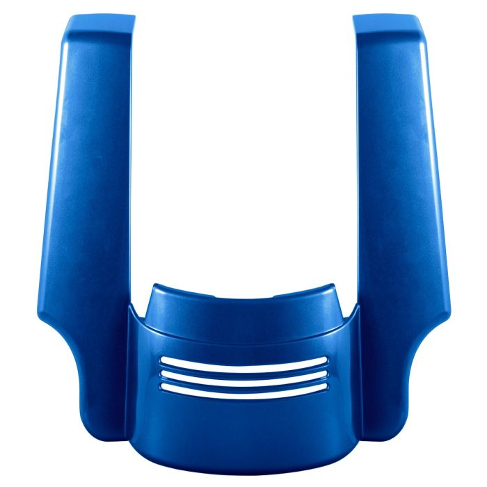 Superior Blue Harley Touring Stretched Tri-Bar Fender Extension front