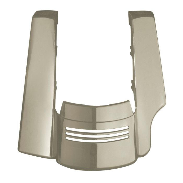 Silver Fortune Harley Touring Stretched 2-Into-1 Tri-Bar Fender Extension front