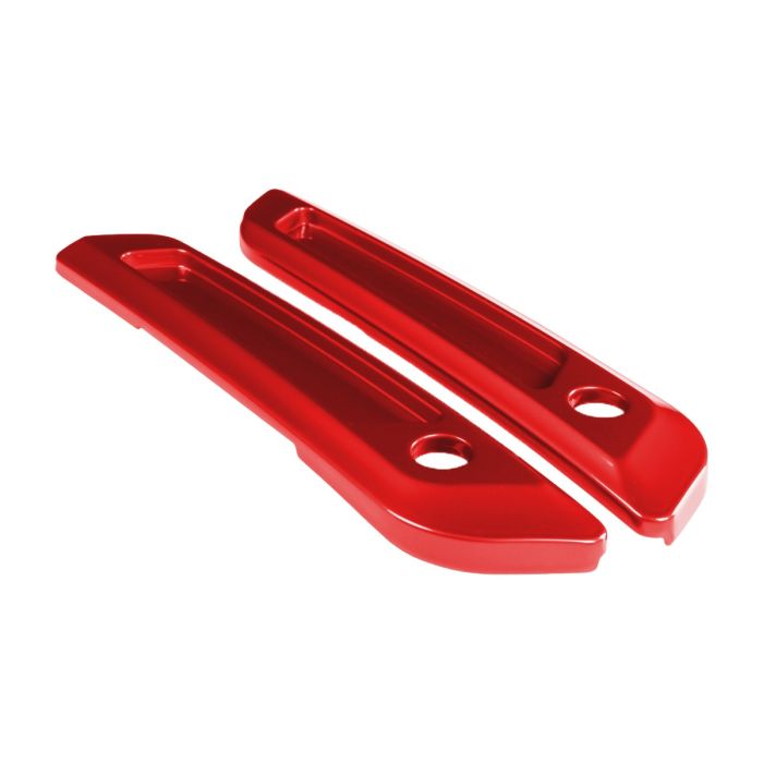 Rally Red Saddlebag Latch Covers for Harley® Touring from HOGWORKZ