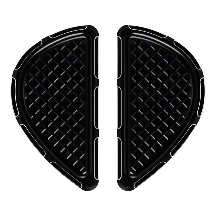 HOGWORKZ® Black Heaterz Passenger Floorboards for Harley® Touring & Softail