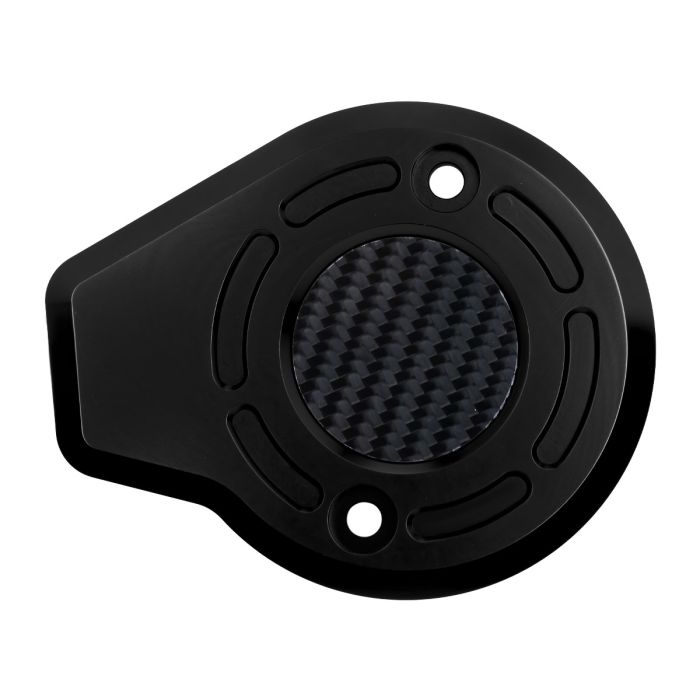 Black HOGWORKZ® VVT Cam Timer Cover for Harley® Touring & Softail