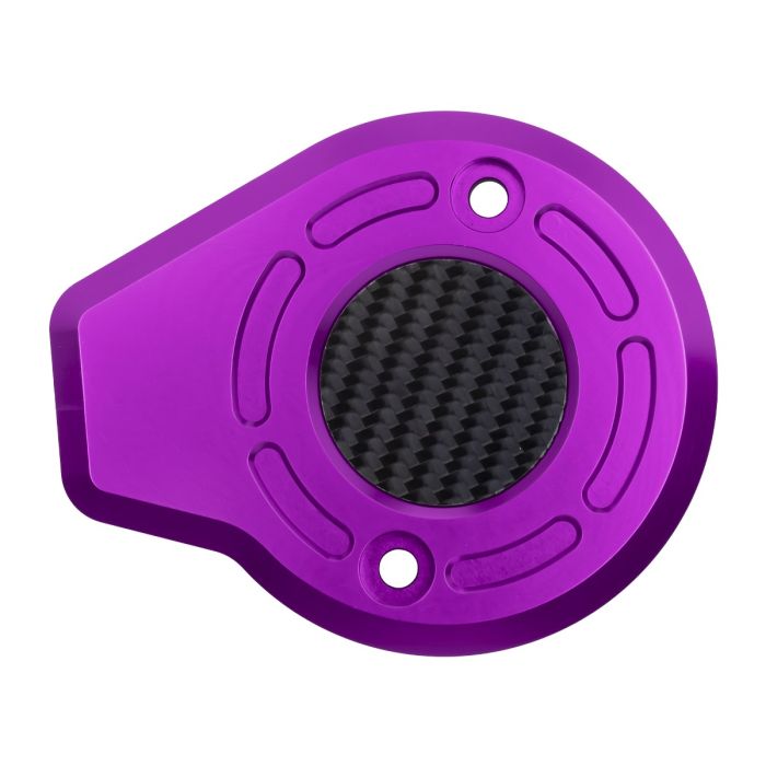 Purple HOGWORKZ® VVT Cam Timer Cover for Harley® Touring & Softail