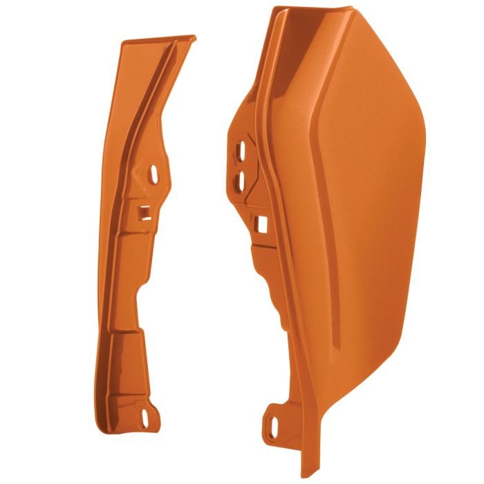 Harley Touring Mid-Frame Air Deflectors in Amber Whiskey 