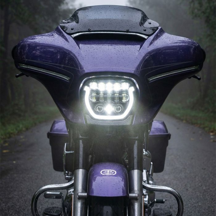 HOGWORKZ® Chrome HALOMAKER™ LED Headlight for Harley® Street Glide