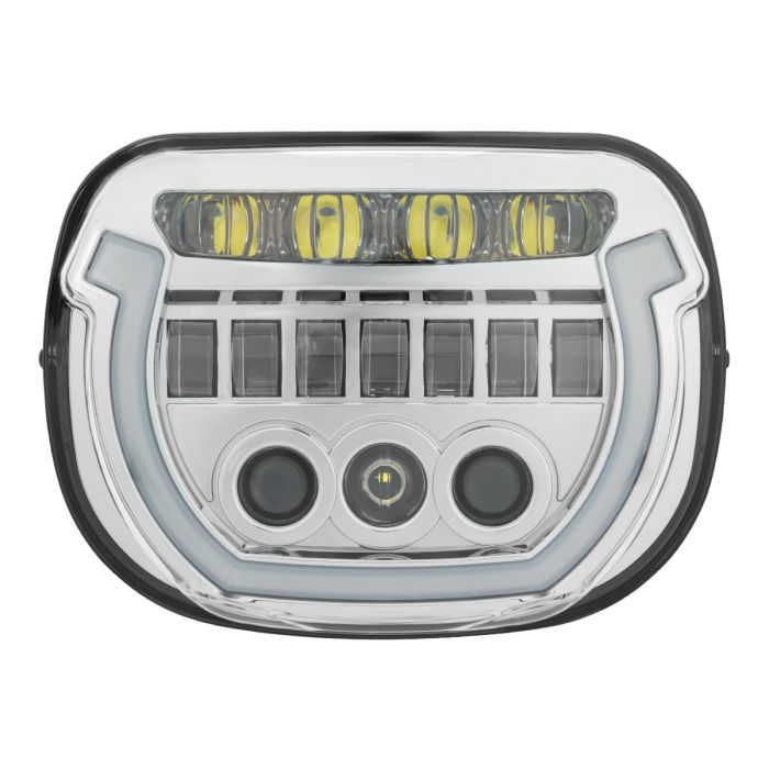 HOGWORKZ® Chrome HALOMAKER™ LED Headlight for Harley® Street Glide