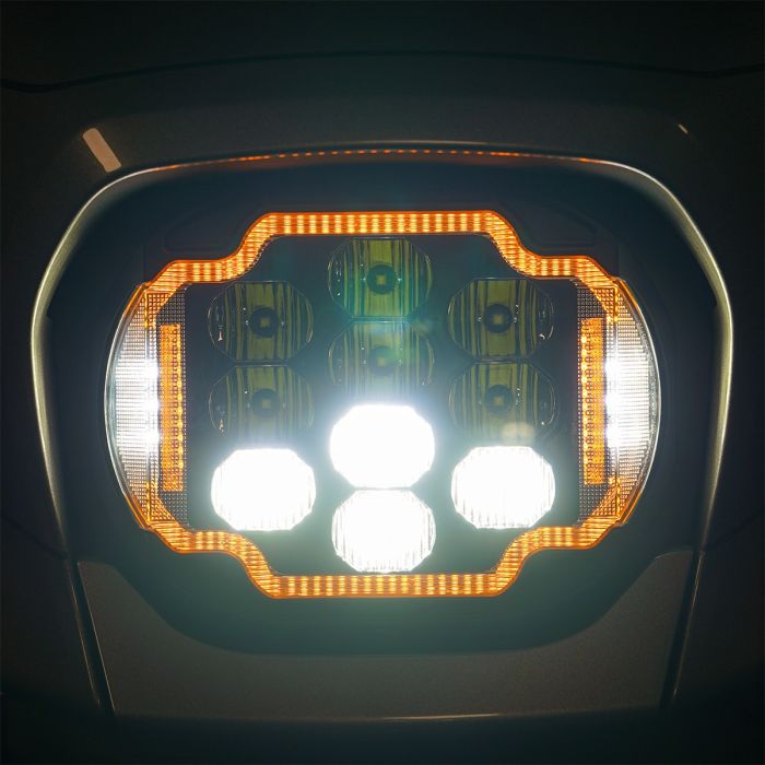 LED Silvertooth™ Performance Headlight for Harley® Street Glide