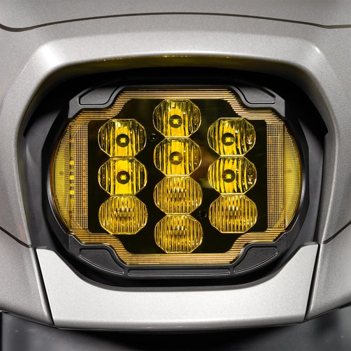 [仮組のみ]HOGWORKZ GOLDTOOTH LEDヘッドライト LED Goldtooth™ Performance Headlight for Harley® Street Glide