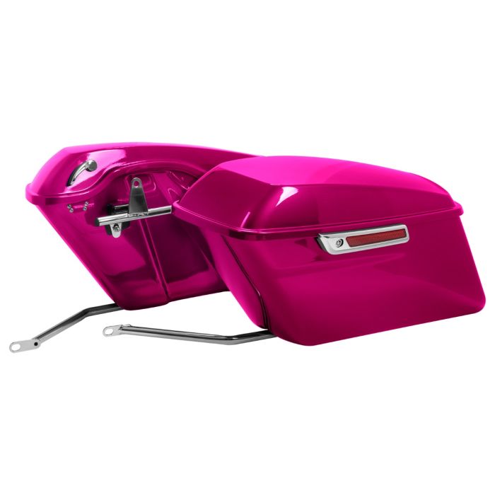 Purple Fire Harley® Softail Conversion Bracket Kit with Standard Saddlebags