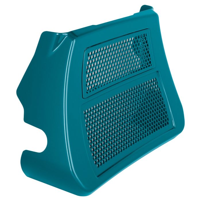 Teal Thunder Oil Cooler Cover for Harley® Touring