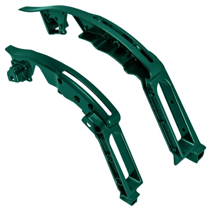 Alpine Green Rear Fender Support Brackets for Harley® Touring pair