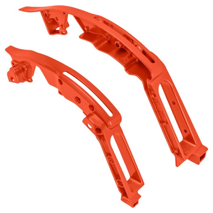 Baja Orange Rear Fender Support Brackets for Harley® Touring pair