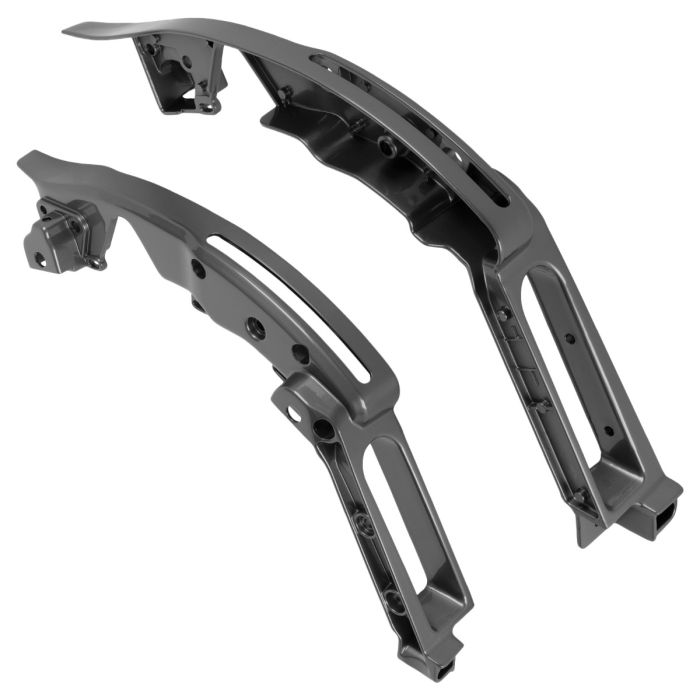Dark Billiard Gray Rear Fender Support Brackets for Harley® Touring pair