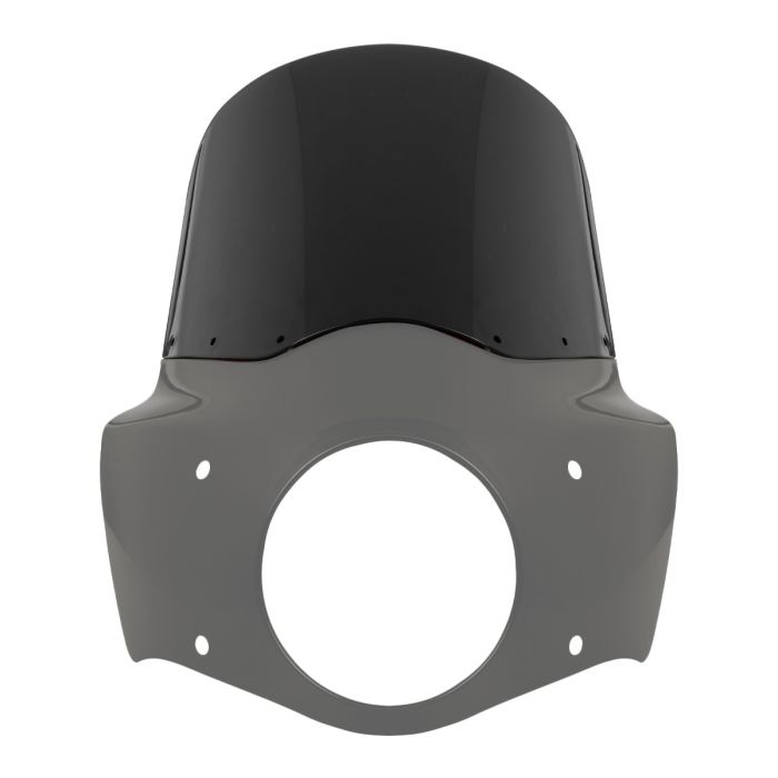 Industrial Gray Denim HOGWORKZ® Menace Fairing w/ Windshield for Harley® Road King Special