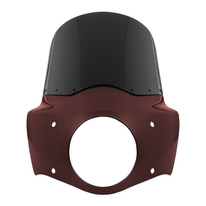 Midnight Crimson HOGWORKZ® Menace Fairing w/ Windshield for Harley® Road King Special