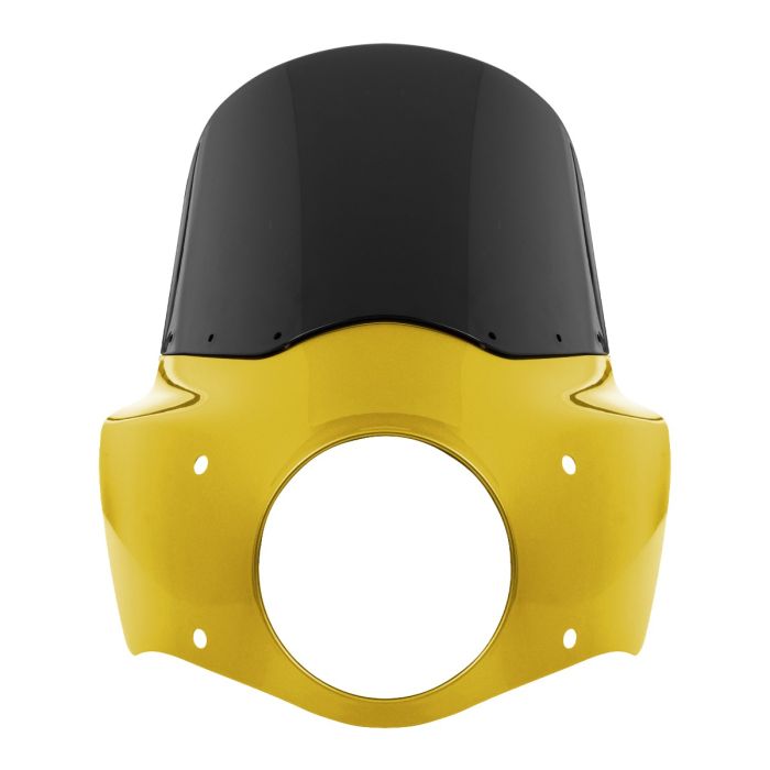 Industrial Yellow HOGWORKZ® Menace Fairing w/ Windshield for Harley® Road King Special
