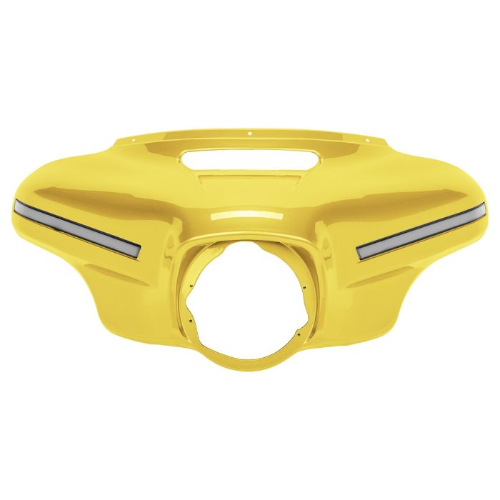 Industrial Yellow Outer Fairing w/ Integrated LEDs for Harley® Touring from HOGWORKZ
