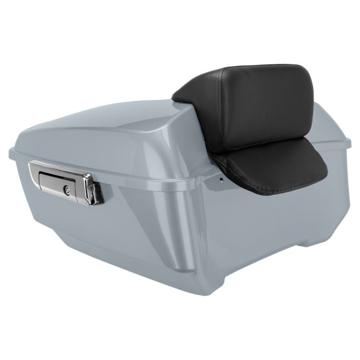 Barracuda Silver King Tour Pack w/ Slim Backrest & Chrome Hardware for Harley® Touring from HOGWORKZ