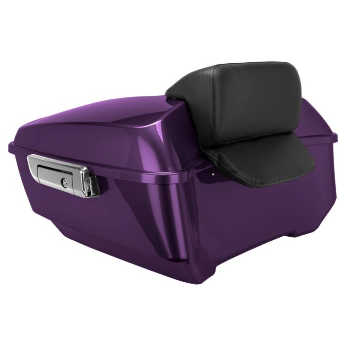 Blackberry Smoke King Tour Pack w/ Slim Backrest & Chrome Hardware for Harley® Touring from HOGWORKZ