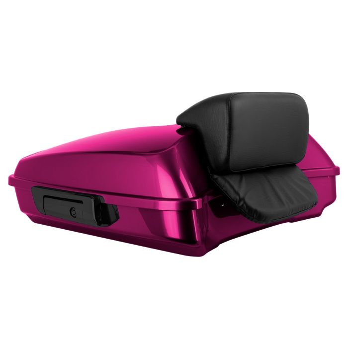 Poison Berry Razor Tour Pack w/ Slim Backrest & Black Hardware for Harley® Touring from HOGWORKZ