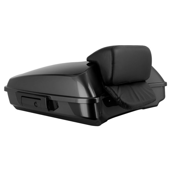 Midnight Ember Razor Tour Pack w/ Slim Backrest & Black Hardware for Harley® Touring from HOGWORKZ
