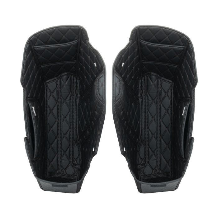 Saddlebag Liners for HOGWORKZ® Chopped Hardline Saddlebags Black with Black Stitching