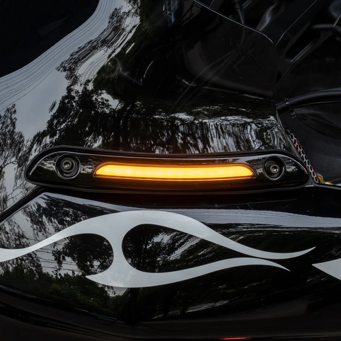 HOGWORKZ® Lumipro™ Windshield LED Lights for Harley® Low Rider ST