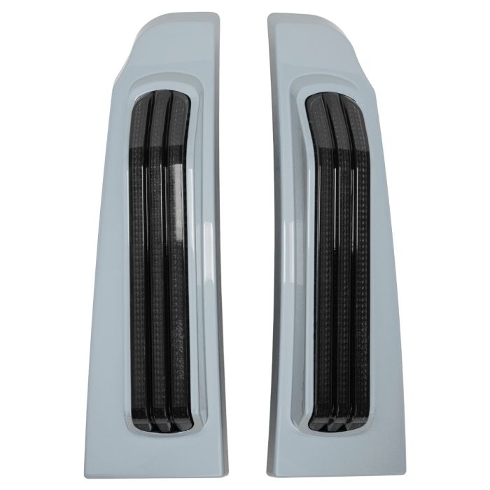 Barracuda Silver Denim HOGWORKZ® Illumina Flush Fender LED System for Harley® Touring