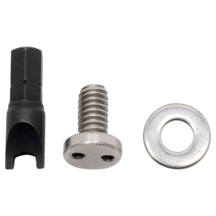 HOGWORKZ Anti-Theft Security Seat Bolt fro harley in polished metal