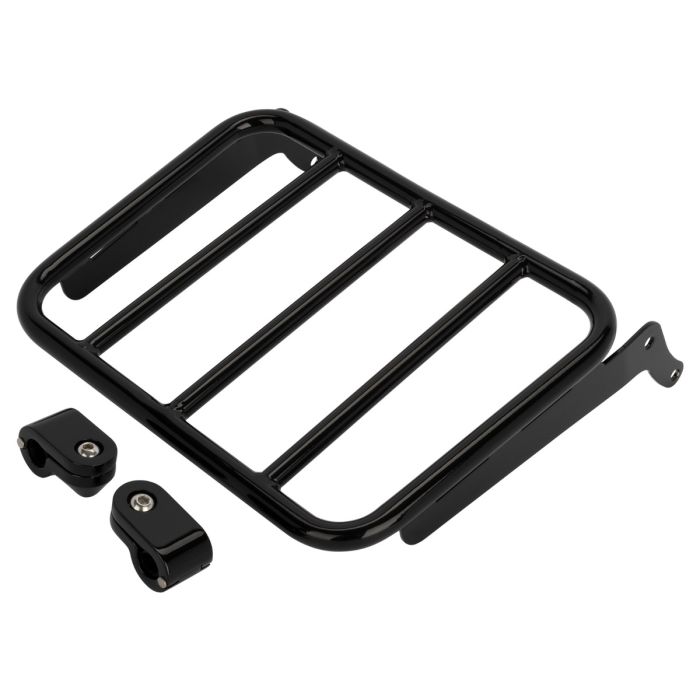 Black Luggage Rack Add-On for Harley® Low Rider / Sport