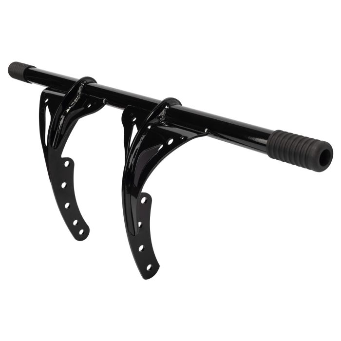 Black Highway Peg Crash Bar for Harley® Softail from HOGWORKZ right angle