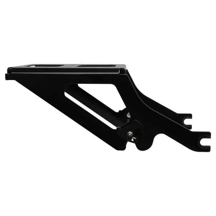 Black Two Up Tour Pack Mount for Harley® Softail Low Rider / Sport Glide from HOGWORKZ side