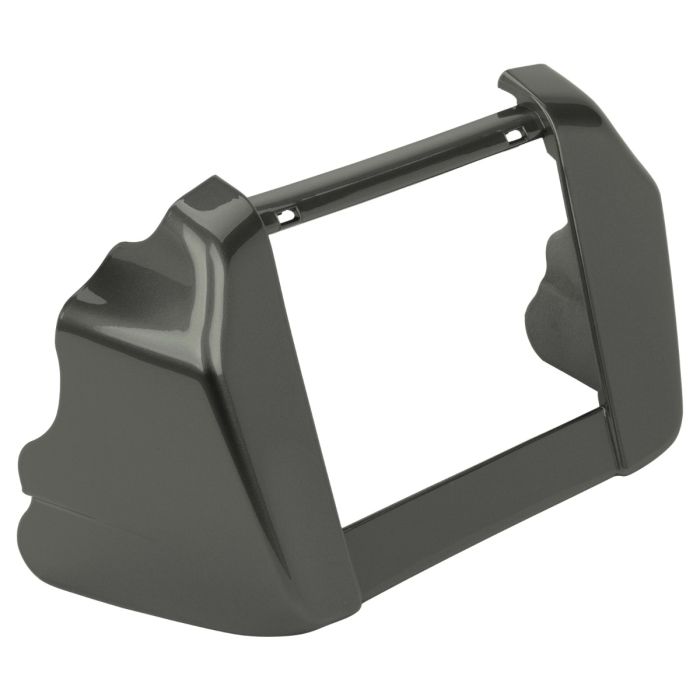 Industrial Gray Oil Cooler Cover for Harley® Touring from HOGWORKZ 