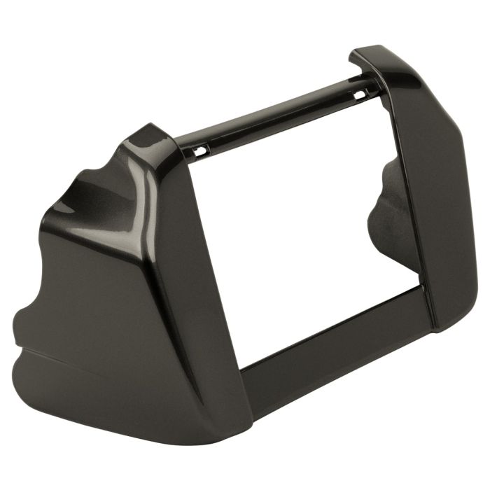 Silver Flux Oil Cooler Cover for Harley® Touring from HOGWORKZ 