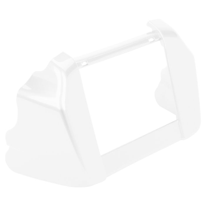 Stone Washed White Pearl Oil Cooler Cover for Harley® Touring from HOGWORKZ 