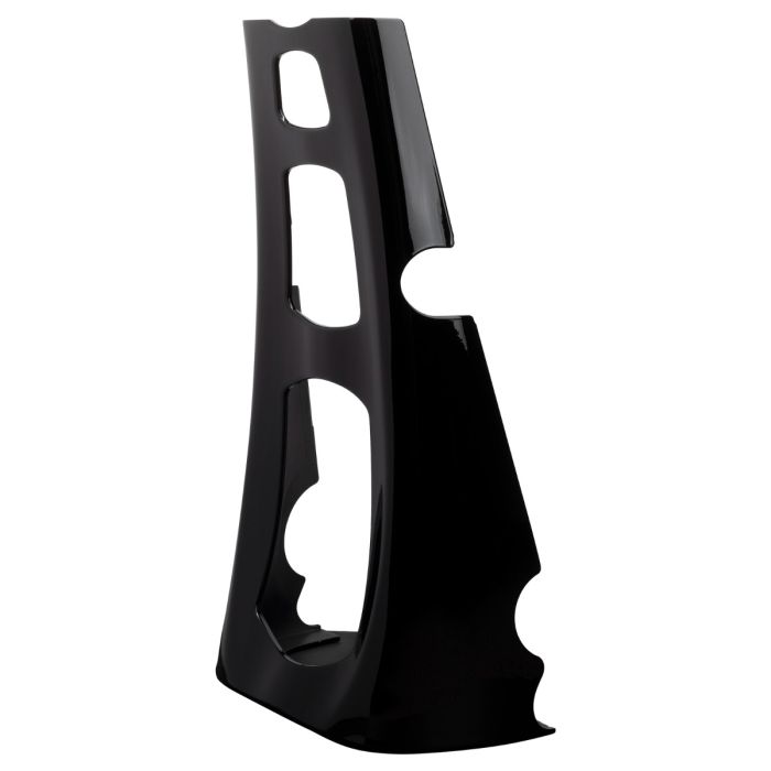 その他 temchin Vivid Black Chin Spoiler for Chopped Engine Guard for Harley
