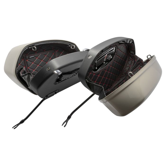 Harley® Low Rider ST / Sport Glide Saddlebag Liners with Red Stitching from HOGWORKZ® 